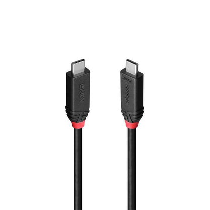 Lindy 37001 USB4 Type C Cable – 1m 240W 40Gbps Black Line