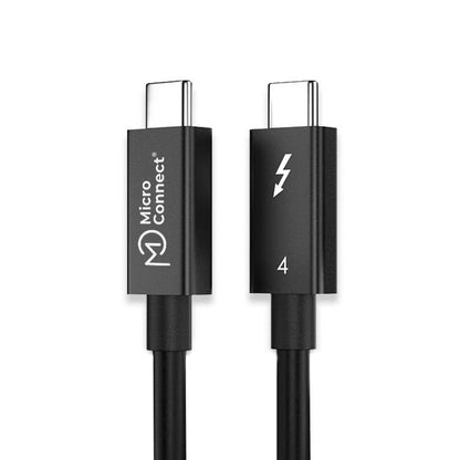 MicroConnect TB4030 Thunderbolt 4 Cable – 3m 40Gbps 240W 8K60Hz Black