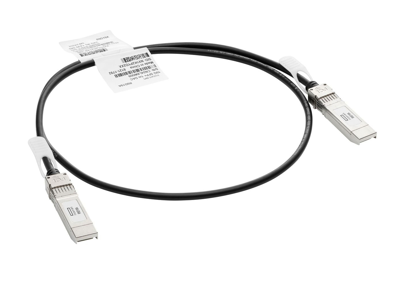 Hewlett Packard Enterprise R9D19A 10G SFP+ to SFP+ 1m Direct Attach Copper Cable