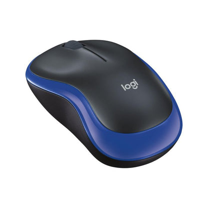 Logitech 910-002236 Wireless Mouse M185 Blue – Optical 1000DPI Ambidextrous