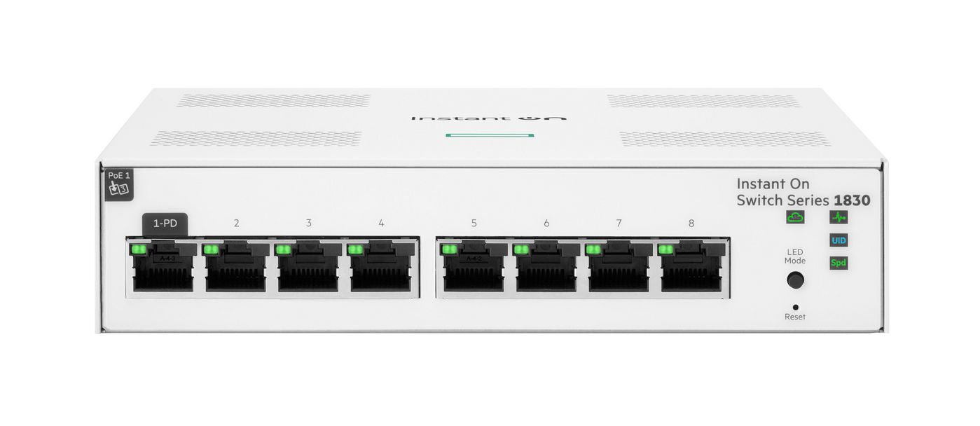 Hewlett Packard Enterprise JL810A Network Switch – 8-Port Gigabit Managed L2