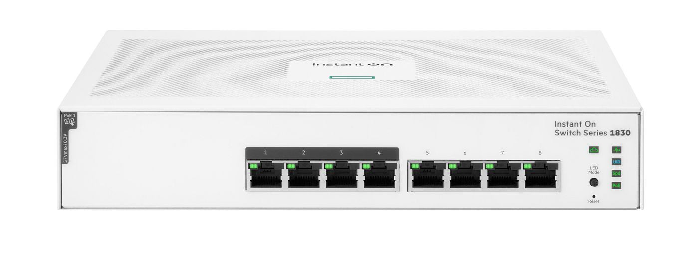 Hewlett Packard Enterprise JL811A 8-Port Gigabit Managed PoE Network Switch