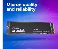 Crucial CT2000P510SSD8 2TB M.2 NVMe PCIe Gen5 SSD – 10000MB/s Read
