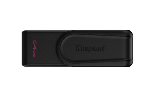 Kingston DTXS/64GB USB Flash Drive – 64GB 3.2 Gen 1 Swivel Black