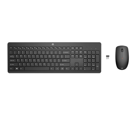 HP 18H24AA#ABD Wireless Keyboard and Mouse Combo – Full-Size, German Layout, 1600 DPI