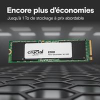 Crucial CT2000E100SSD8 2TB M.2 NVMe PCIe Gen4 Internal SSD – 4500/5000MB/s