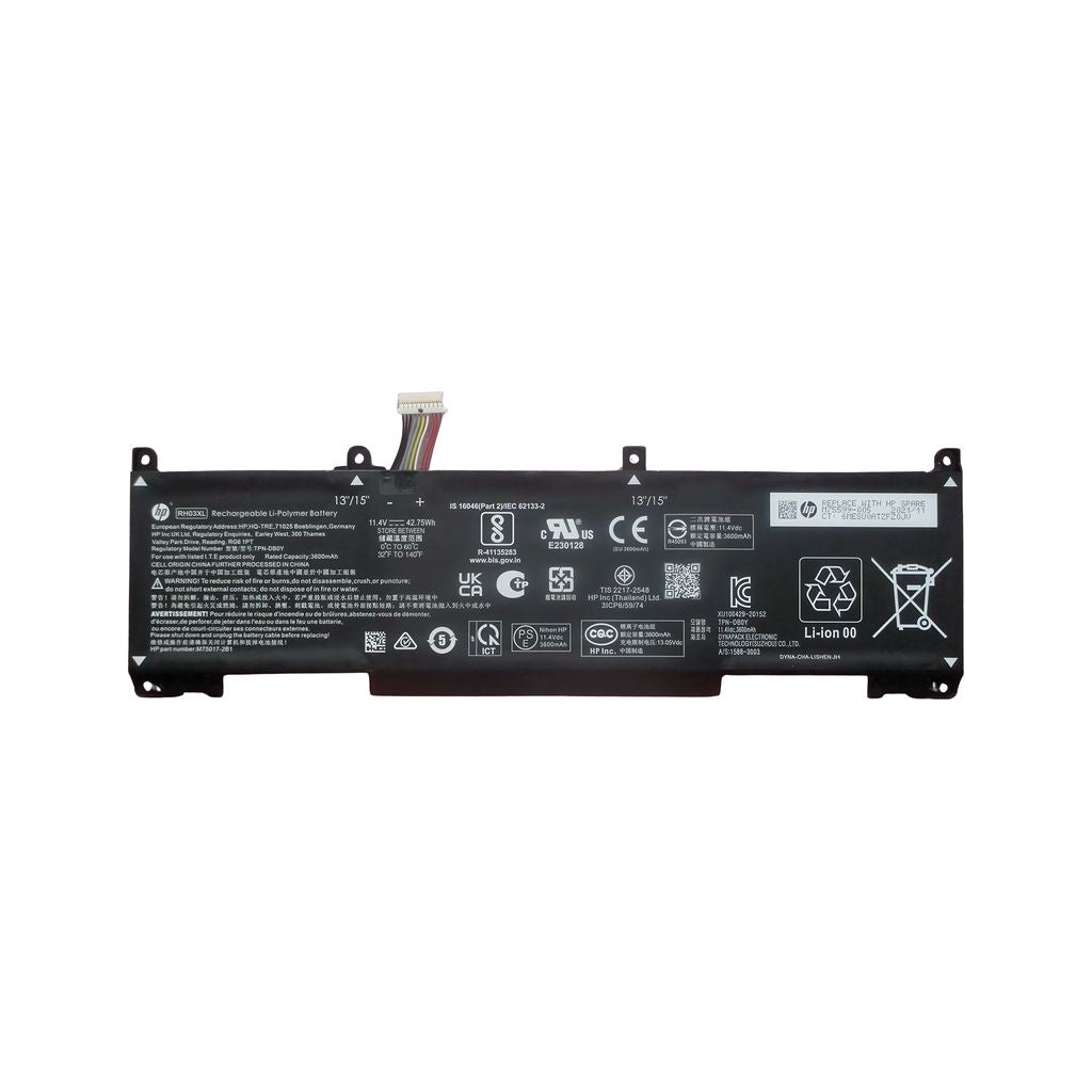 HP M75599-005 Battery – 3-Cell 42Wh Li-ion Replacement