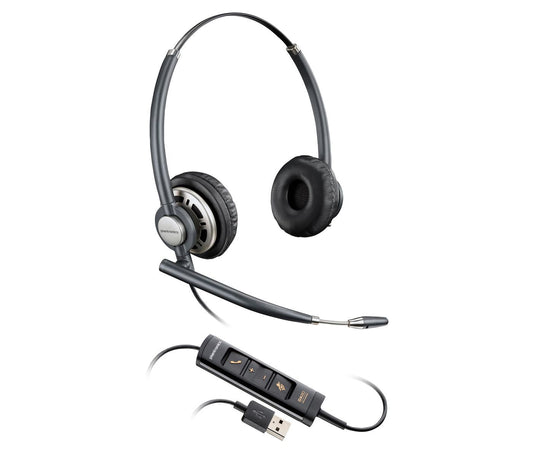 Poly 203478-01 Wired Headset with Microphone – Premium Audio & Comfort