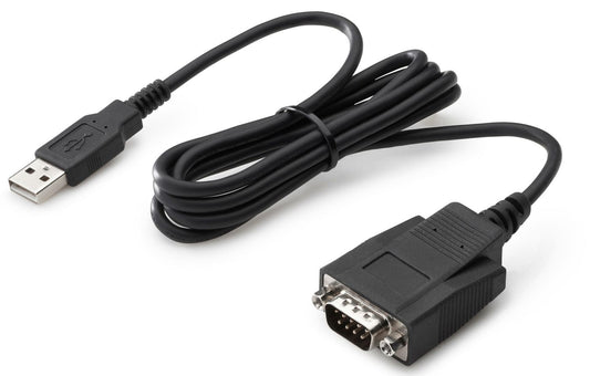 HP J7B60AA USB to Serial Port Adapter Black USB Type-A to DB-9