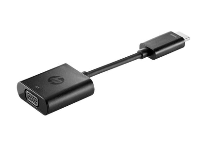 HP H4F02AA HDMI to VGA Adapter – Compact 0.045m Cable, Black, Male to Female