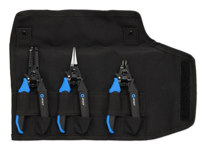 iFixit IF145-550-1 Mandible Pliers Set – 3-Piece Ergonomic Hand Tool Kit