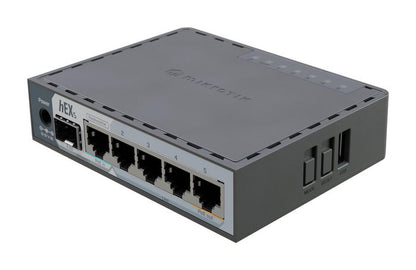 MikroTik E60IUGS hEX S Router – 5-Port Gigabit, SFP, PoE, 950MHz