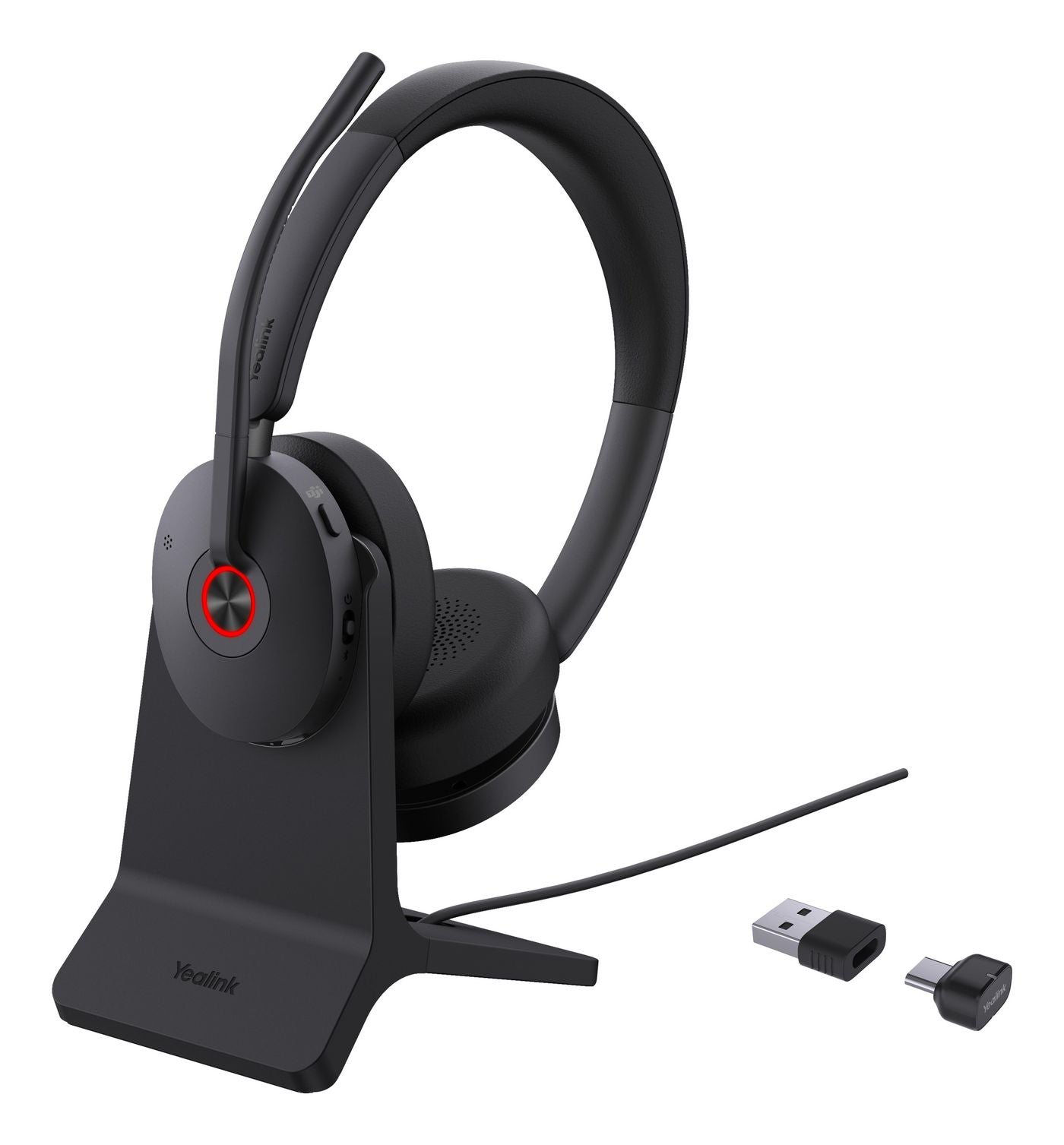 Yealink 1208682 BH74 Wireless Headset – Bluetooth 5.3, ANC, USB-C/A, Black