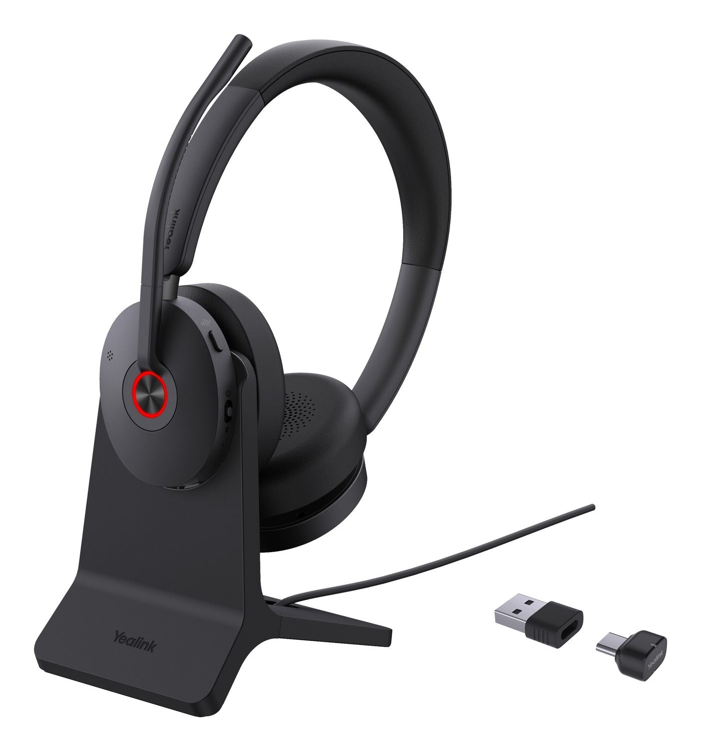 Yealink 1208684 BH74 Wireless Headset – Bluetooth 5.3, ANC, USB-C/A, Black