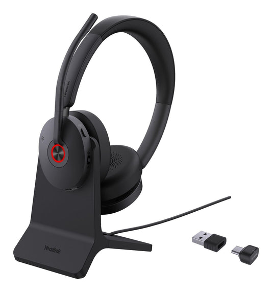 Yealink 1208684 BH74 Wireless Headset – Bluetooth 5.3, ANC, USB-C/A, Black