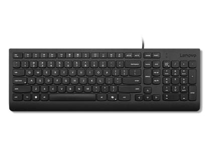 Lenovo 4Y41R64642 Full-Size Wired USB Keyboard – Danish, Black
