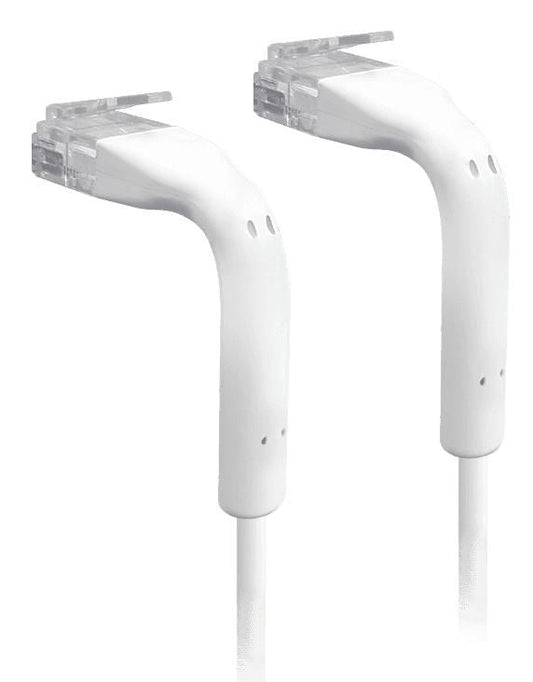 Ubiquiti RJ45 Cat6 Ultra-Thin Ethernet Patch Cable 0.1m White – 50 Pack