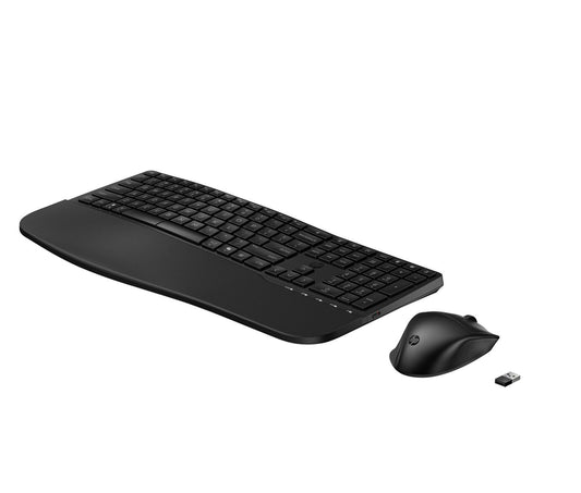 HP 8T6L7UT#ABZ Comfort Dual-Mode Wireless Keyboard and Mouse Combo – Full-Size, Black