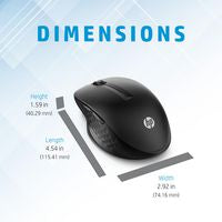 HP 3B4Q2AA Wireless Mouse – Ergonomic, Optical, Reliable