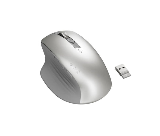 HP 1D0K9AA 930 Creator Wireless Mouse – 3000 DPI, 7 Programmable Buttons, Silver