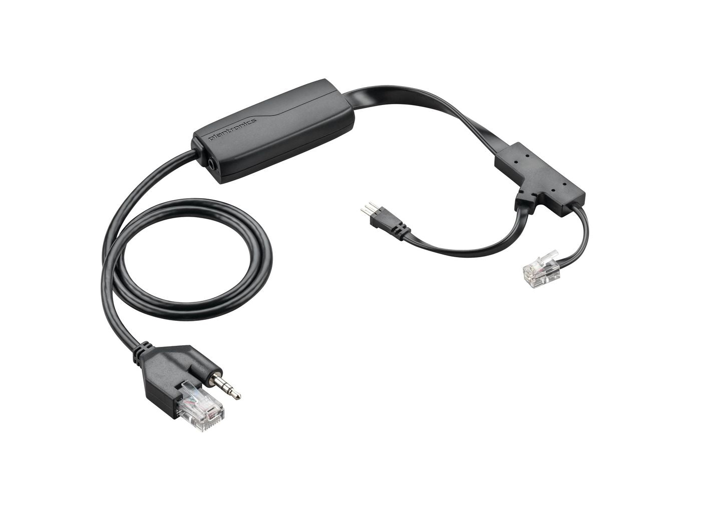 Poly 38439-11 Electronic Hookswitch TAA Telephone Cable Black Male-Male