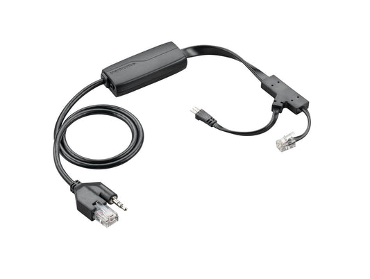Poly 38439-11 Electronic Hookswitch TAA Telephone Cable Black Male-Male
