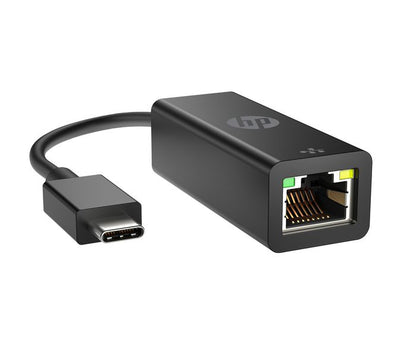 HP 4Z534AA USB-C to RJ45 Adapter – Ethernet Network Black