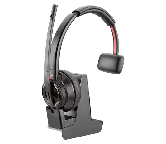 Poly 209213-02 Monaural DECT Headset – Noise Cancelling, 13h Talk Time
