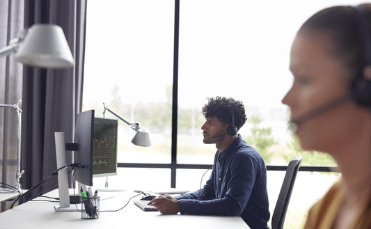 Poly 214570-01 EncorePro 320 Stereo USB-A Headset – Wired, Noise-Cancelling, CE Certified