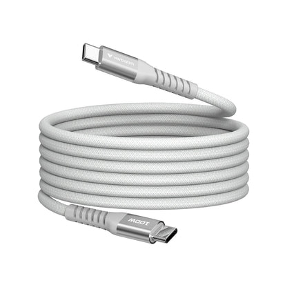 Verbatim 31854 USB-C to USB-C Magnetic Cable – 100W 1.2m Grey