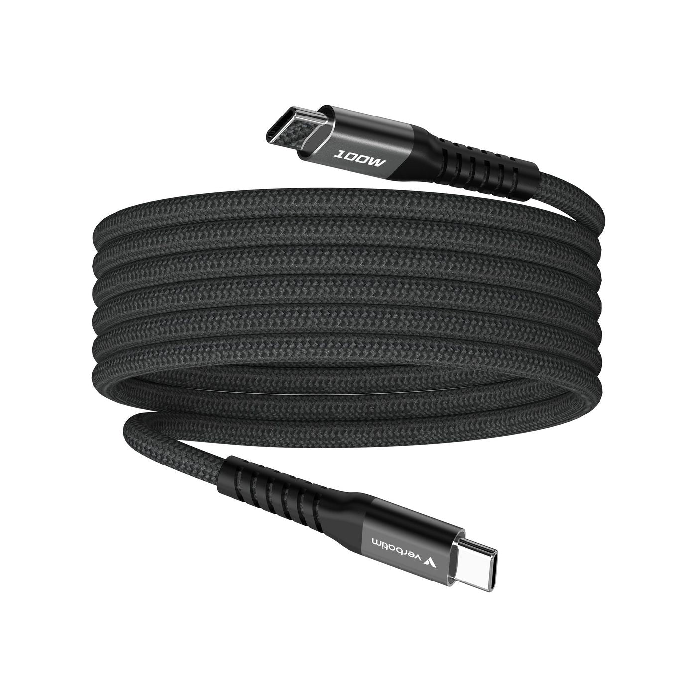 Verbatim 31863 USB-C to USB-C Magnetic Cable 100W 1.2m Black