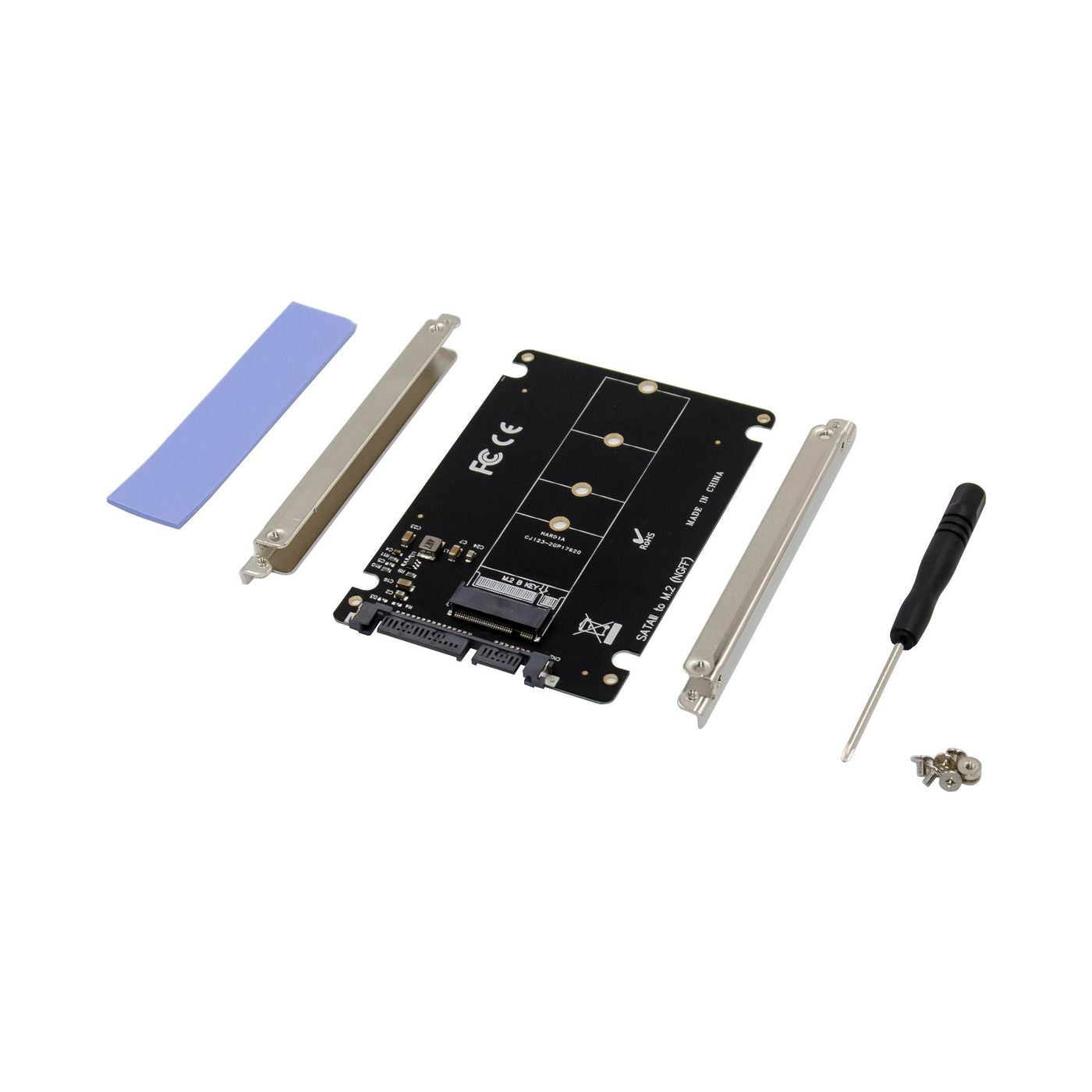 MicroConnect MC-SSDSATACONV1 SATA to M.2 SSD Adapter – 2.5" Internal, CE Certified