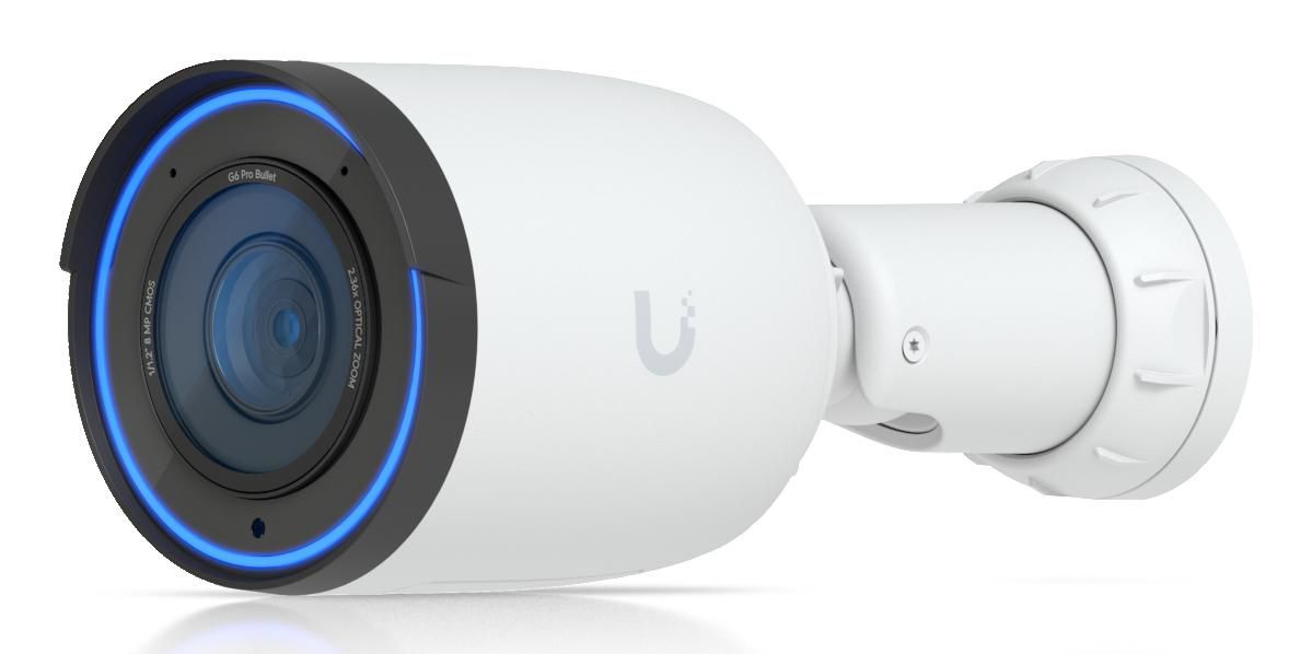 Ubiquiti UVC-G6-PRO-BULLET-W 4K IP Camera – Bullet, AI, 2.36x Optical Zoom, IR, IP66