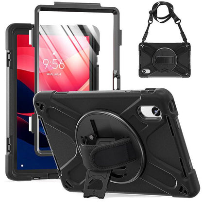 eSTUFF ES681911-BULK Rugged Tablet Case – Black, Shockproof, 360° Stand