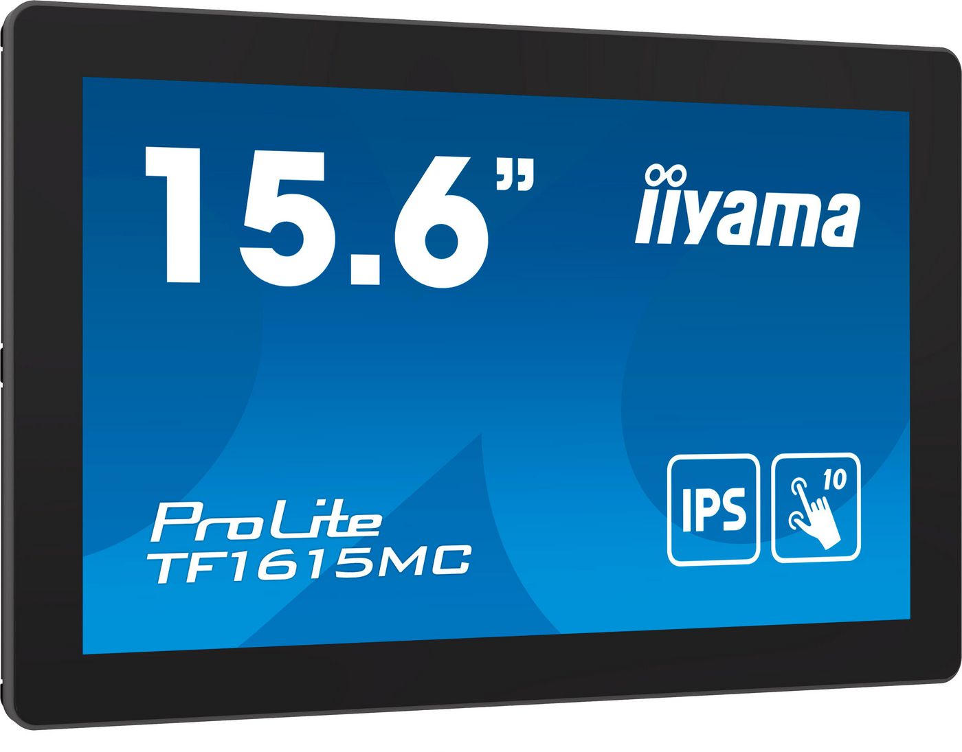iiyama TF1615MC-B1 15.6" Full HD IPS Touchscreen Monitor – 450cd/m², Black