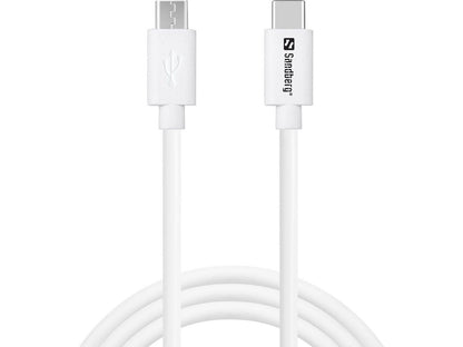 Sandberg 136-74 USB-C to Micro-USB Charge Cable – 1m White