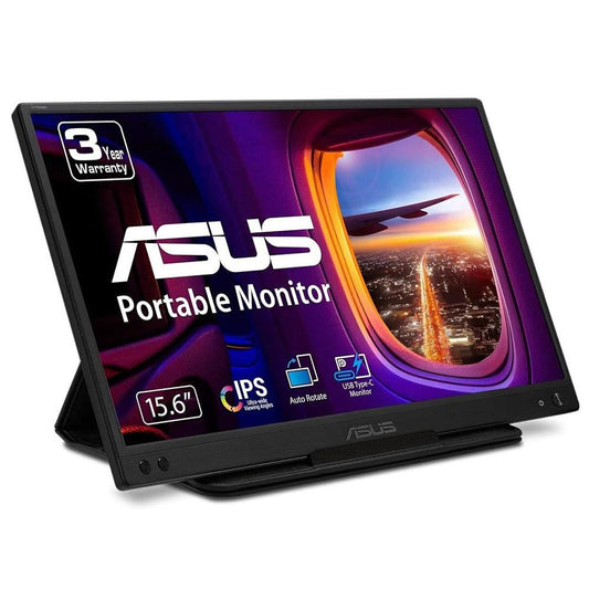 Asus MB166C Portable Monitor – 15.6" Full HD IPS LED, USB-C, Black