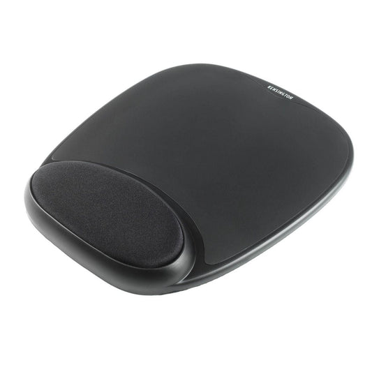 Kensington 62386 Memory Gel Mouse Pad with Wrist Support – Black Ergonomic