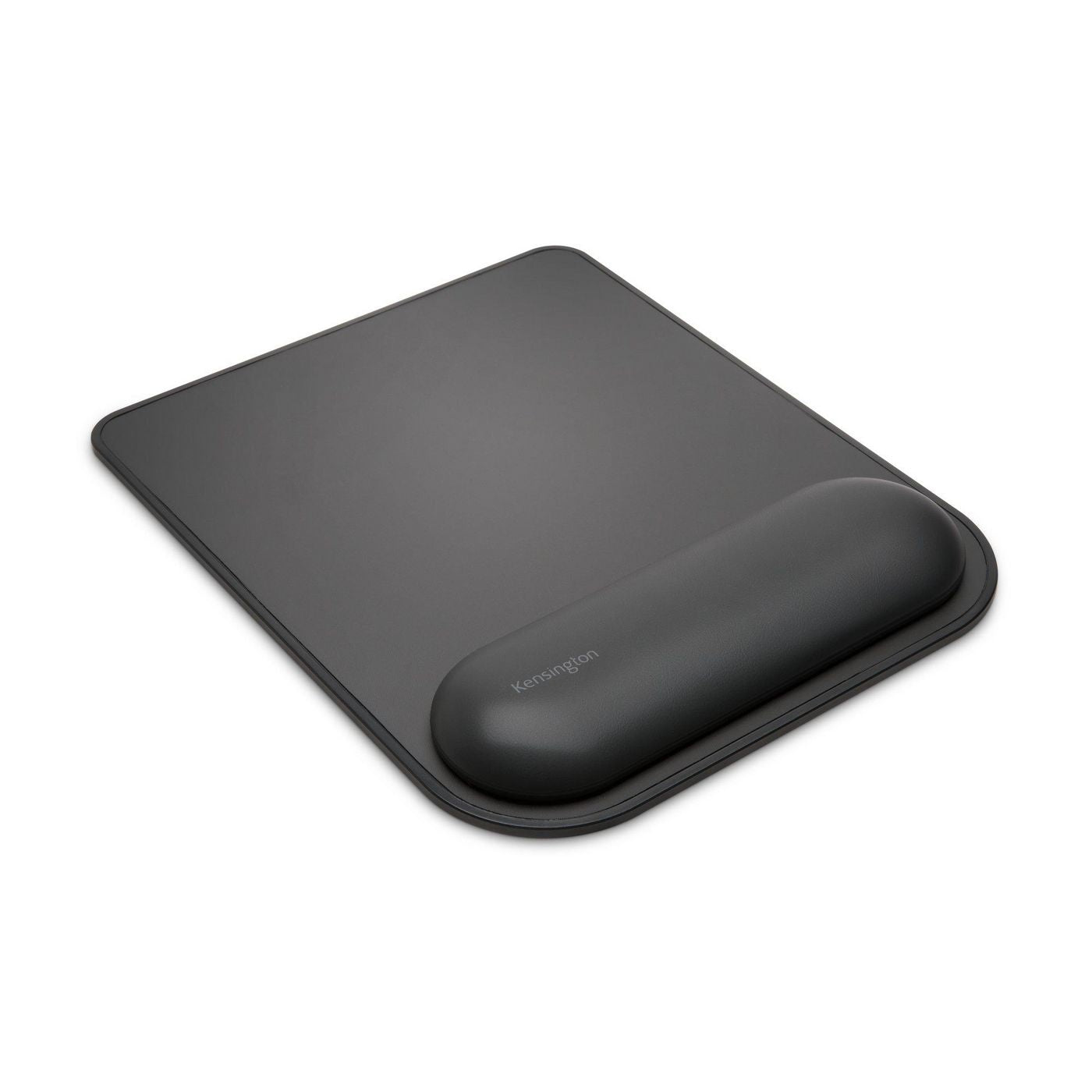 Kensington K52888EU ErgoSoft Mousepad with Wrist Rest – Ergonomic Black Gel