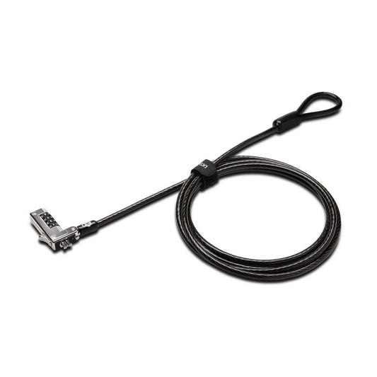 Kensington K60603WW Slim Resettable NanoSaver Combination Laptop Lock – 1.8m, Black