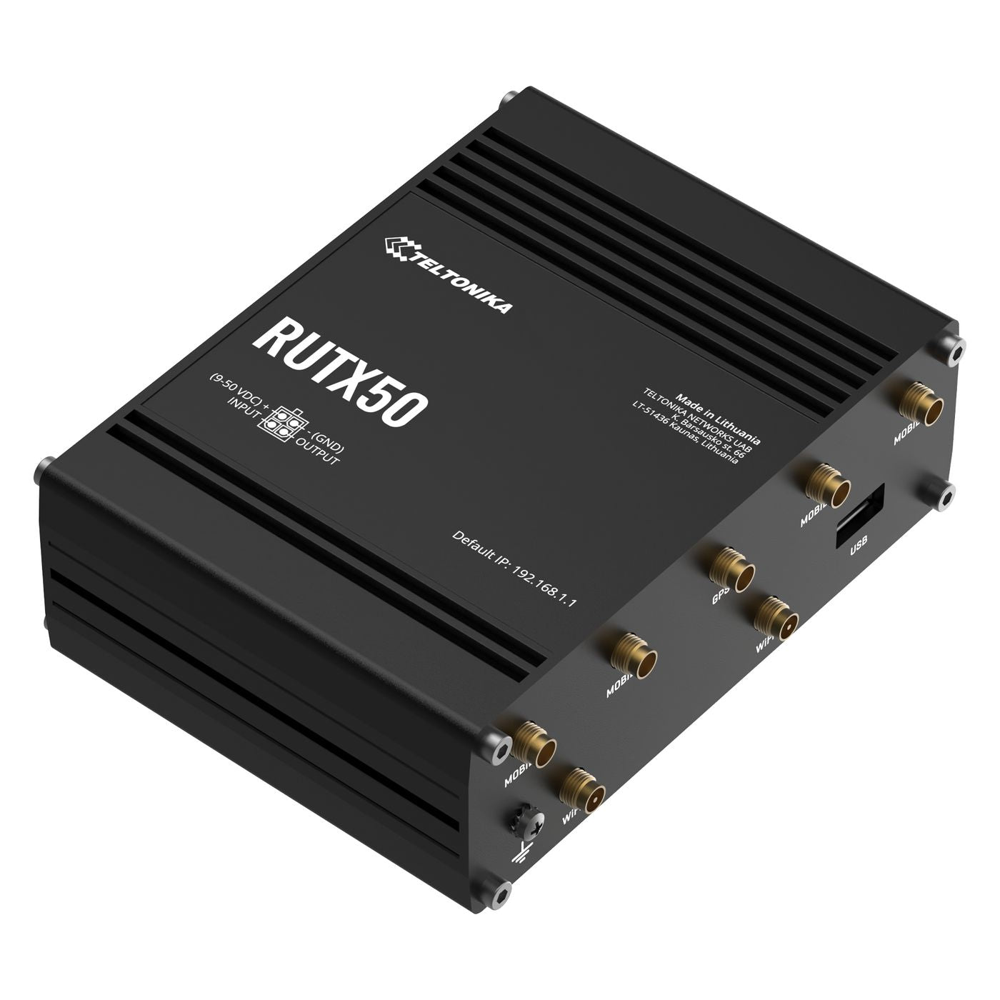 Teltonika Networks RUTX50000000 Industrial 5G Router – Dual SIM, 5x Gigabit