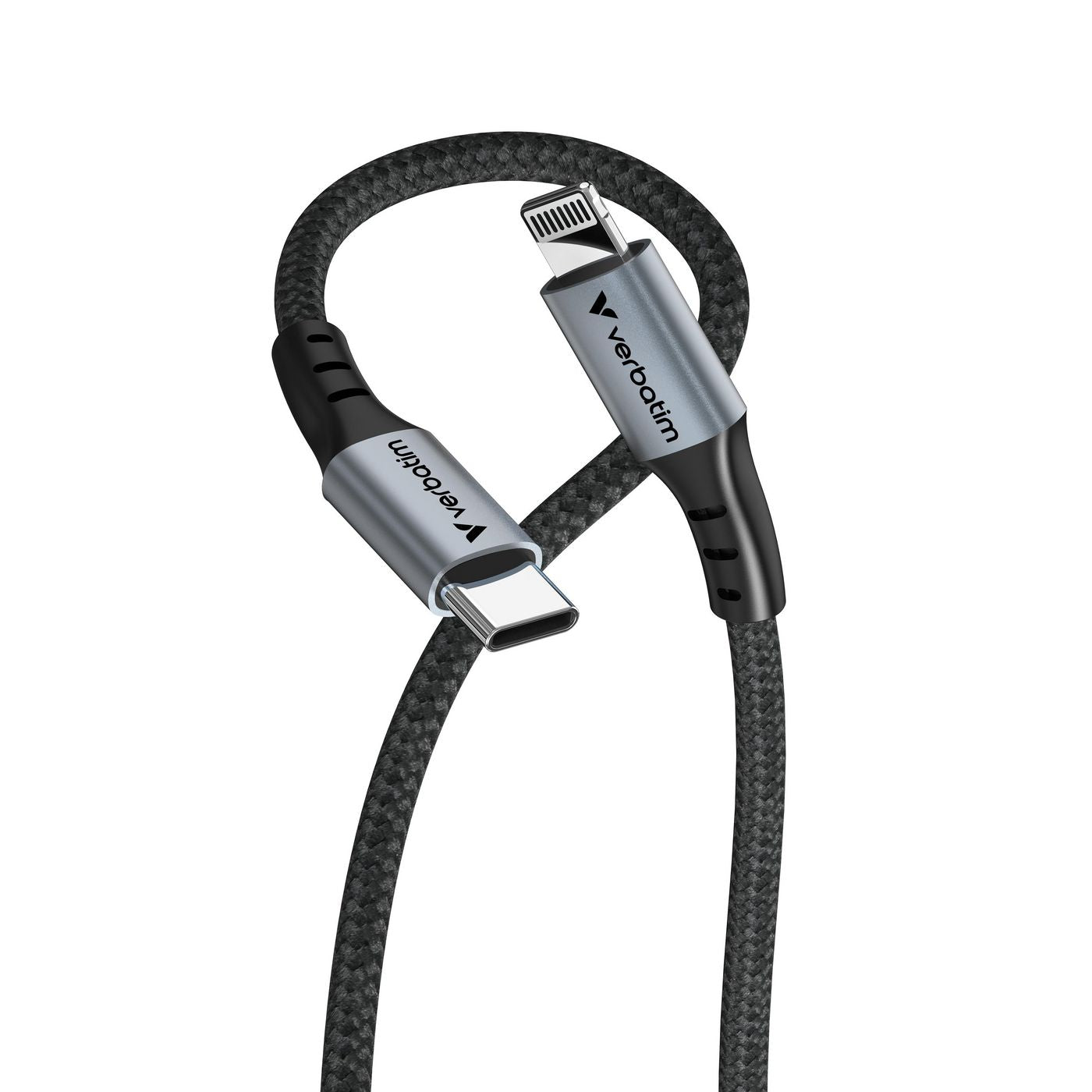 Verbatim 31844 USB-C to Lightning Cable – MFi Certified 1.2m 60W Black