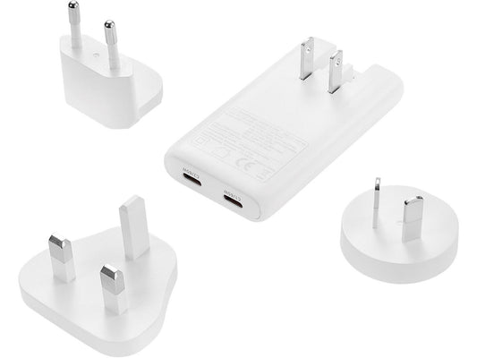 Sandberg 441-68 4in1 TravelCharger 2xUSB-C 65W GaN Fast Charger – White