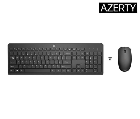 HP 18H24AA#ABU Wireless Mouse and Keyboard Combo – Full-Size, 2.4GHz, Black