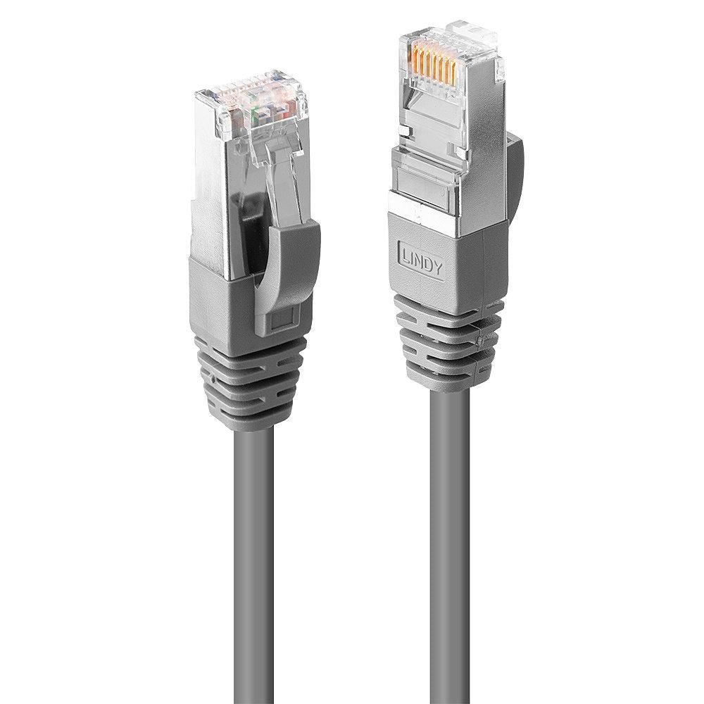 Lindy 45593 Cat.6 S/FTP Premium Networking Cable – 60m Grey LSZH with RJ45 Connectors