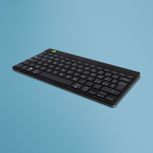 R-Go Tools RGOCOITWLBL Keyboard – Ergonomic Wireless Compact Keyboard