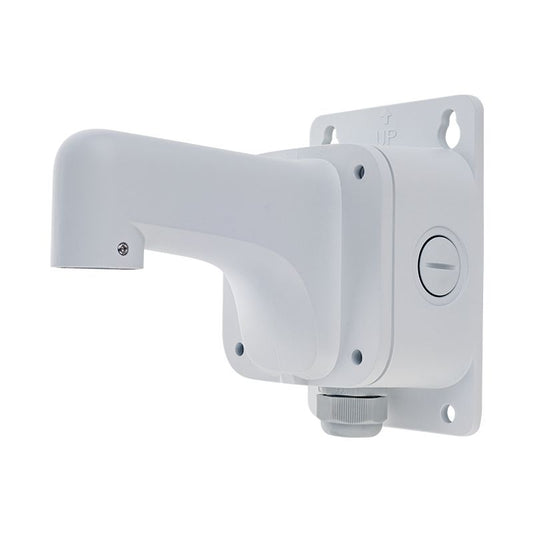 Ernitec 0070-11832 Security Camera Mount – White Goose Neck Wall Bracket