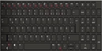 Dell TMRW0 German Keyboard – Backlit, 100 Keys, Windows 11