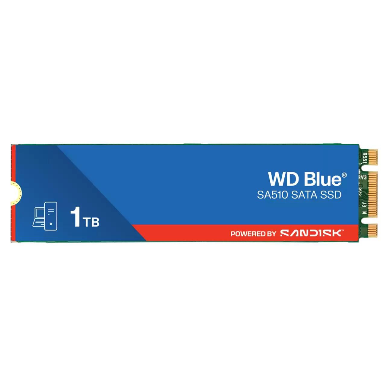 Western Digital WDS100T3B0B-00AXS0 1TB M.2 SATA III Internal SSD – 560MB/s Read, 520MB/s Write