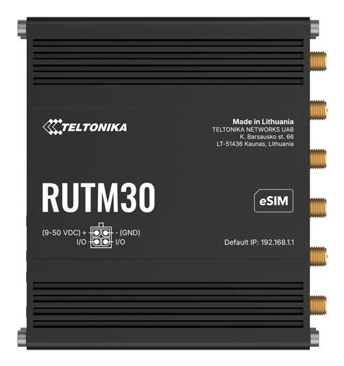 Teltonika Networks RUTM30000000 5G Router – Wi-Fi 5, Dual SIM, 900Mbit/s, IP30